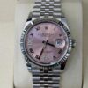 Rolex Datejust 36 NUOVO Jubilee 2025 quadrante Pink rosa con diamanti ore 6 e 9 full set