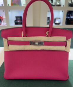 Hermès Birkin 30 retourne veau togo stampa seriale K Nuova 2025 color ( rose mexico )