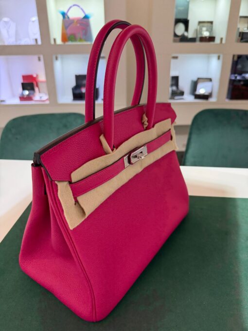 Hermès Birkin 30 retourne veau togo stampa seriale K Nuova 2025 color ( rose mexico  ) - Image 3