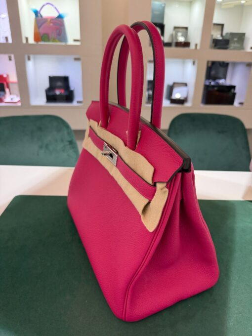 Hermès Birkin 30 retourne veau togo stampa seriale K Nuova 2025 color ( rose mexico  ) - Image 4