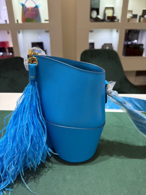 Hermès NUOVA SAC ETRILLE FOLIE S CHAMK ILA/PLUMES AU CHAMKIL NUOVA 2024 con scontrini ufficiali Hermès.