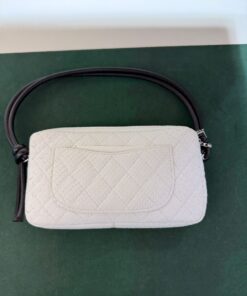 Alternative view of Chanel Cambon pitone bianco ( fuori produzione pelle esotica ) anno 2005 NUOVA MAI INDOSSATA con certificato card Chanel.