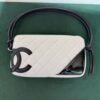 Chanel Cambon pitone bianco ( fuori produzione pelle esotica ) anno 2005 NUOVA MAI INDOSSATA con certificato card Chanel.