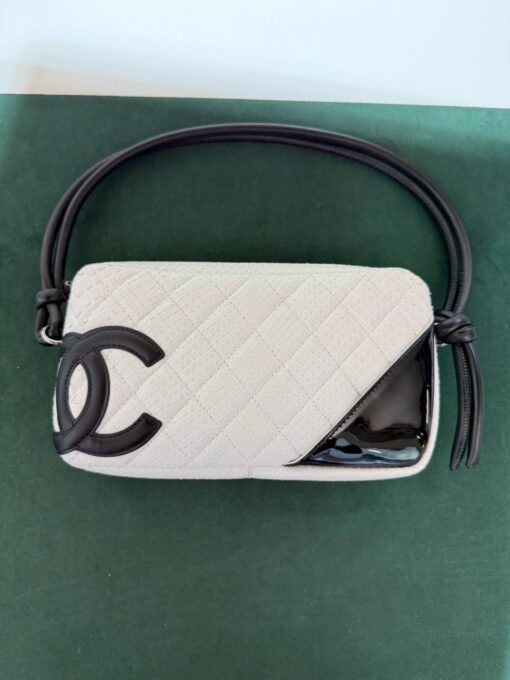 Chanel Cambon pitone bianco ( fuori produzione pelle esotica ) anno 2005 NUOVA MAI INDOSSATA con certificato card Chanel. - Image 6