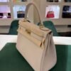Hermès Kelly 28 retourne veau  pellame togo NUOVA 2025  Settembre seriale W color Beton ( cemento ) con hardware dorato