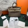 Hermès Birkin 25 ritorno vitello togo Etoupe stampa K NUOVA 2025 Ottobre colore etoupe