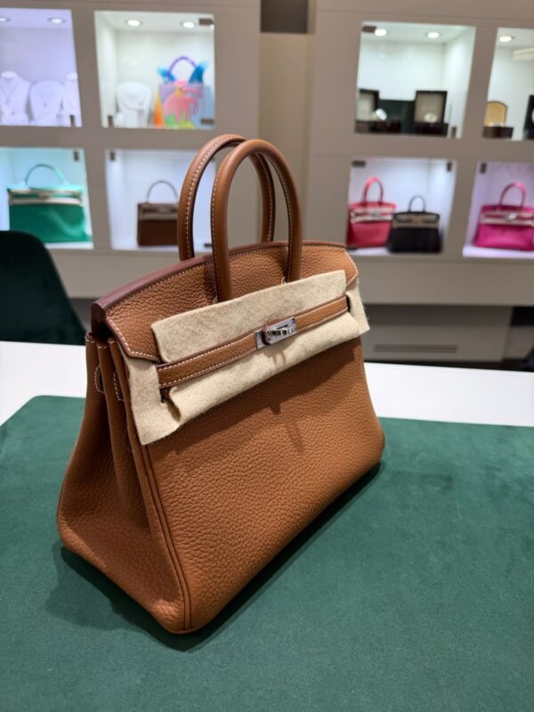 Herm&egrave;s Birkin 25 ritorno vitello togo colore oro stampa K NUOVA 2025 Ottobre colore oro marrone