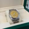 Rolex Oyster Perpetual 41 Yellow dial del 2021 excellent condition full set con documenti