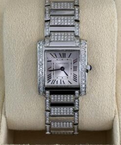 Cartier Tank Nuovo 2024 full diamanti full set con documenti e scatola