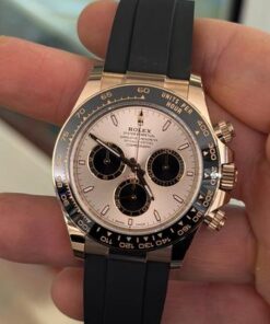 Alternative view of Rolex Daytona Cosmograph Daytona Sundust NUOVO 2025 Italia new model full set con documenti e scatola
