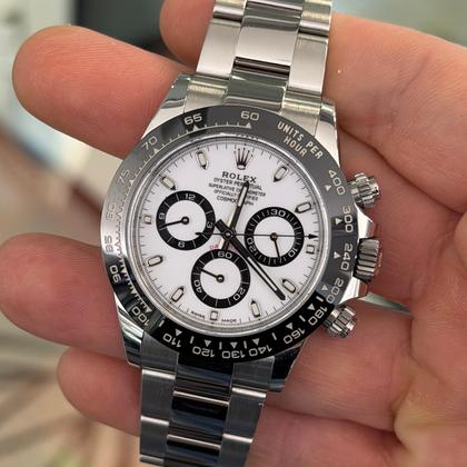 Rolex Daytona Panda white del 2022 full set excellent condition con documenti e scatola Rolex - Image 4