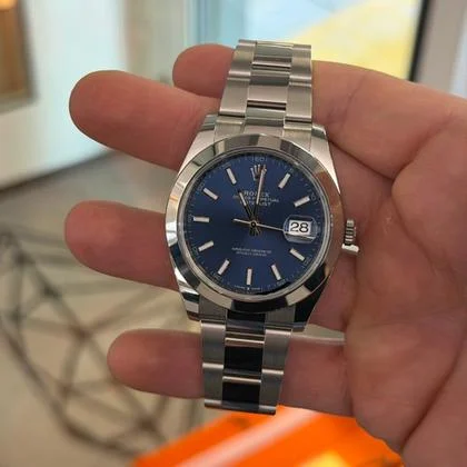 Rolex Datejust 41 Blu index NUOVO 2025 Italia full set con documenti e scatola - Image 3