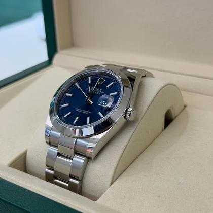 Rolex Datejust 41 Blu index NUOVO 2025 Italia full set con documenti e scatola - Image 6