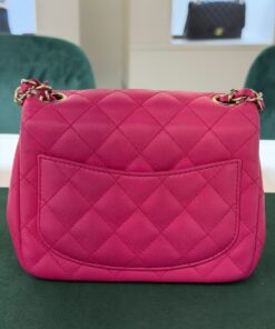 Alternative view of Chanel Mini Square Classic Lambskin card Chanel  Certificato entrupy