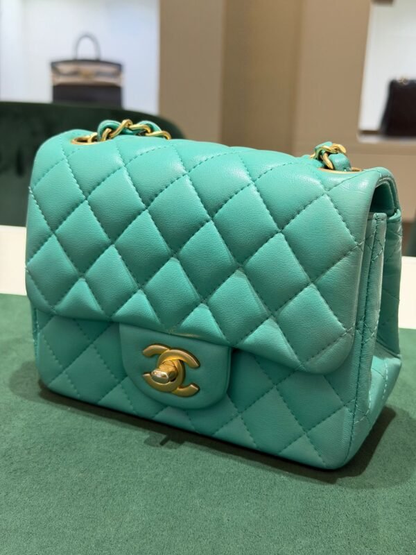 Chanel Mini Square 17 Card Chanel con certificato a parte Entrupy