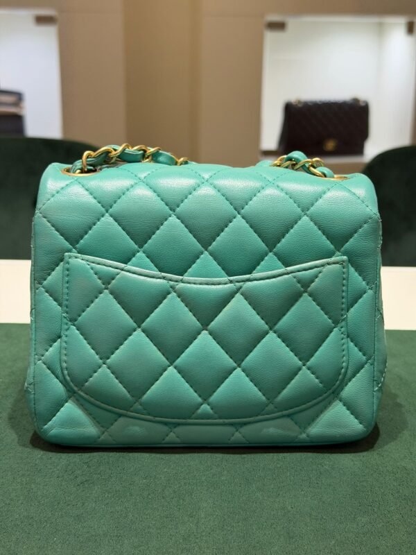Chanel Mini Square 17 Card Chanel con certificato a parte Entrupy