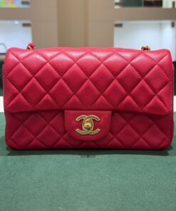 Chanel Mini Rectangular 20 Card Chanel con certificato a parte Entrupy