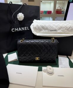 Alternative view of Chanel classica grande jumbo NUOVA caviar doppia patta pelle vitello martellato & effetto dorato