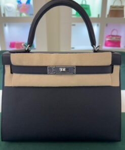Hermès Kelly 28 sellier veau  pellame epsom NUOVA 2025  Novembre seriale K color Noir ( nero ) con hardware palladio