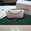 Chanel Classic Double Flap Bag Medium Bianca  del 2011