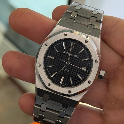 Audemars Piguet Royal Oak Selfwinding 39mm black dial del 2005 full set top condition con documenti e scatola Audemars - Image 4