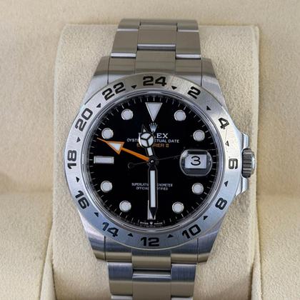 Rolex Explorer II Black dial 42mm del 2021 Italia full set top condition con documenti e scatola