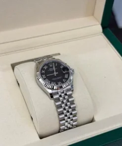 Alternative view of Rolex Datejust 31 NUOVO 2025 Italia jubilee nero romani full set con documenti e scatola