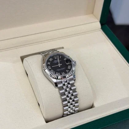 Rolex Datejust 31 NUOVO 2025 Italia jubilee nero romani full set con documenti e scatola - Image 2