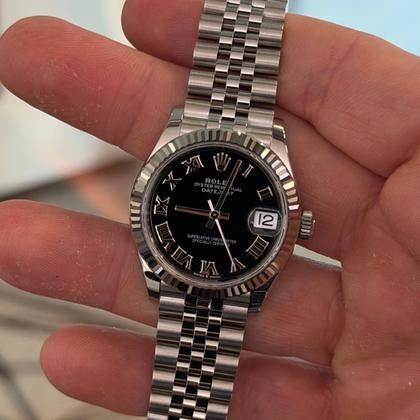 Rolex Datejust 31 NUOVO 2025 Italia jubilee nero romani full set con documenti e scatola - Image 3