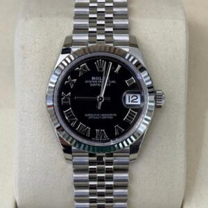 Rolex Datejust 31 NUOVO 2025 Italia jubilee nero romani full set con documenti e scatola