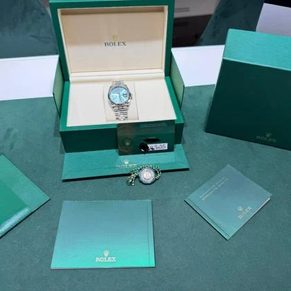 Rolex Datejust 36 verde menta green NUOVO 2025 Novembre Italia full set con documenti e scatola - Image 3
