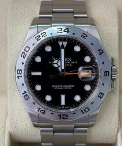 Rolex Explorer II Black dial 42mm del 2022 Italia full set top condition con documenti e scatola