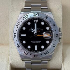 Rolex Explorer II Black dial 42mm del 2022 Italia full set top condition con documenti e scatola