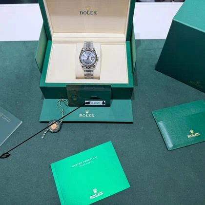 Rolex Datejust 36 36mm Wimbledon NUOVO 2025 Jubilee full set con documenti e scatola Rolex - Image 4