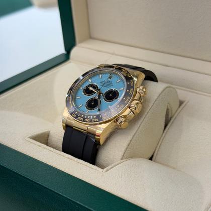 Rolex Daytona TIFFANY NUOVO 2025 oysterflex oro giallo full set con documenti e scatola - Image 2