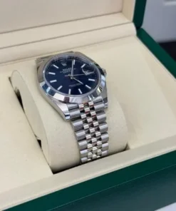 Alternative view of Rolex Datejust 41 Blu NUOVO 2025 Jubilee full set con documenti e scatola Rolex