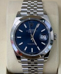 Rolex Datejust 41 Blu NUOVO 2025 Jubilee full set con documenti e scatola Rolex
