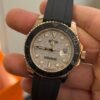 Rolex Yacht-Master 40 DIAMONDS pavè dial del 2021 excellent condition full set rose gold
