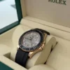 Rolex Yacht-Master 40 DIAMONDS pavè dial del 2021 excellent condition full set rose gold