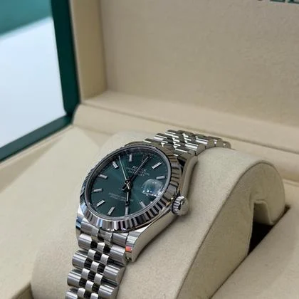 Rolex Datejust 31 NUOVO 2025 Dicembre Italia Jubilee green verde menta full set con documenti - Image 2