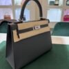 Hermès Kelly 25 sellier Nuova 2025 Ottobre stampa K in pelle epsom sellier