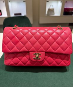 Chanel Classic Double Flap Bag Medium fragola