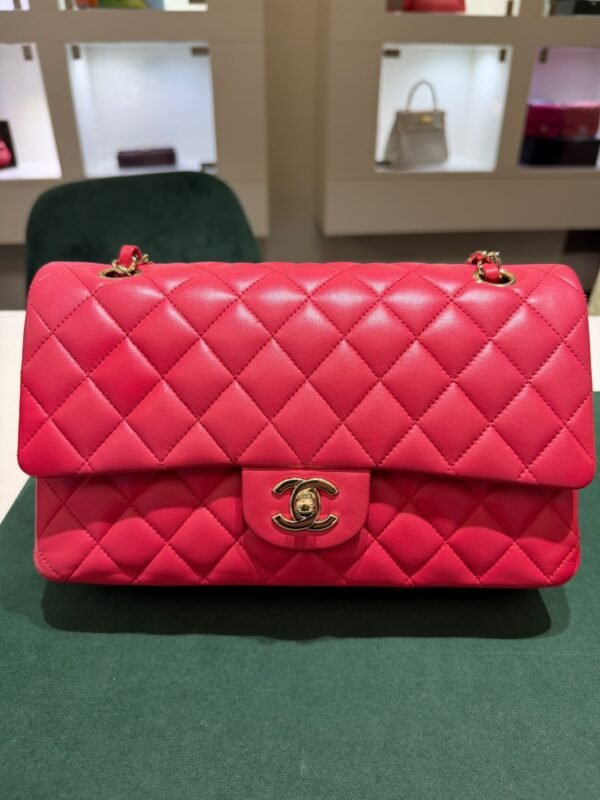 Chanel Classic Double Flap Bag Medium fragola