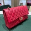 Chanel Classic Double Flap Bag Medium fragola