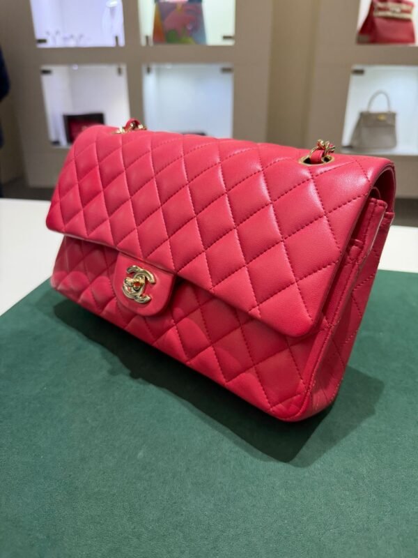 Chanel Classic Double Flap Bag Medium fragola
