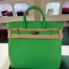 Herm&egrave;s Sac Haut courroies 40 pellame togo color vert NUOVA 2024 seriale W Full stickers full pellicole full set hardware palladio