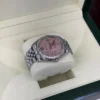 Rolex Datejust 36 del 2009 pink floral dial ghiera in diamanti full set top condition