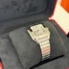 Cartier Santos De Cartier 35mm NUOVO 2025 bianco white doppio cinturino full set con documenti