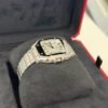 Cartier Santos De Cartier 35mm NUOVO 2025 bianco white doppio cinturino full set con documenti