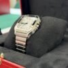 Cartier Santos De Cartier 35mm NUOVO 2025 bianco white doppio cinturino full set con documenti